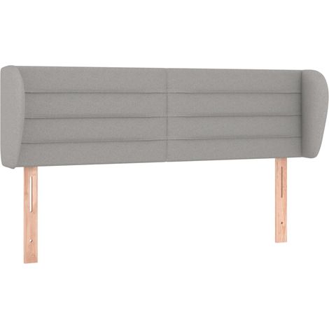 Maison Exclusive - Kopfteil mit Ohren Hellgrau 147x23x78/88 cm St