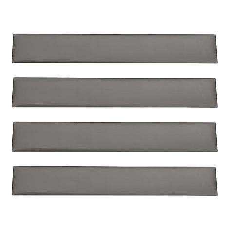 Lot de 4 Bandes de Protection Adhésives pour Pare-Chocs de Voiture - Gris 120 x 19 mm (1/5)