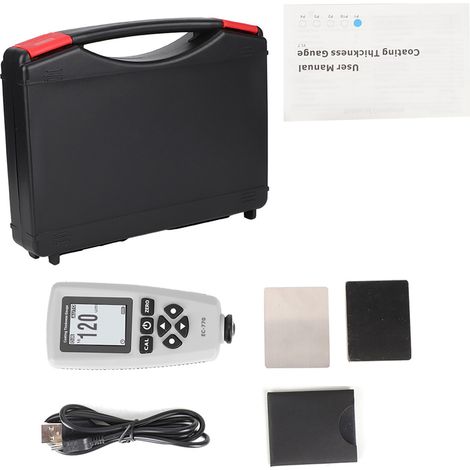 Testeur d'épaisseur de Film de peinture de voiture, sonde EC-770 de revêtement numérique (1/5)