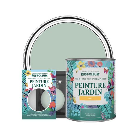Peinture Jardin, Finition Mat - Vert d'Eau (1/3)