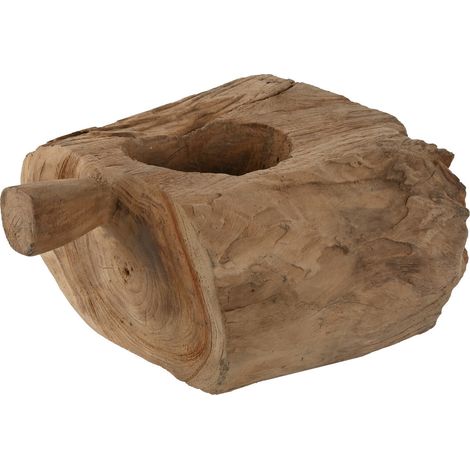 Portavela Teca 30X25X15 Antiguo Surtido Con Asa (1/4)