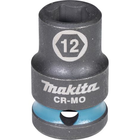 Makita E-16081 Steckschlüssel 1/2" SW12 Impact Black kurz (1/4)