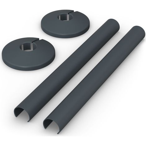 Talus - Anthracite Matt Snap On Pipe Covers 200mm