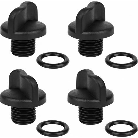 Lot de 4 Vis de Vidange R0446000 pour Pompe de Piscine avec Joint Torique (1/5)