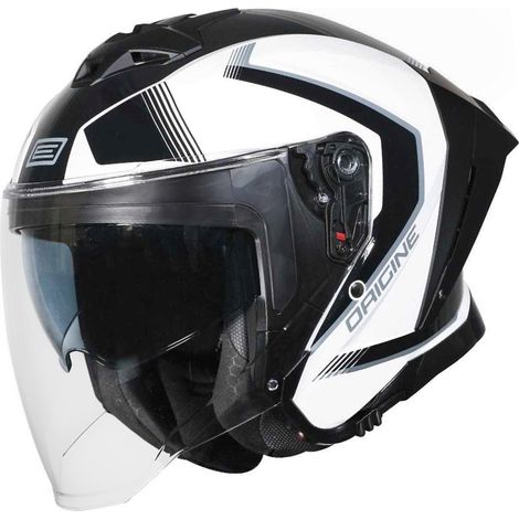 Casco Origine Aprica essential brillante negro blanco S