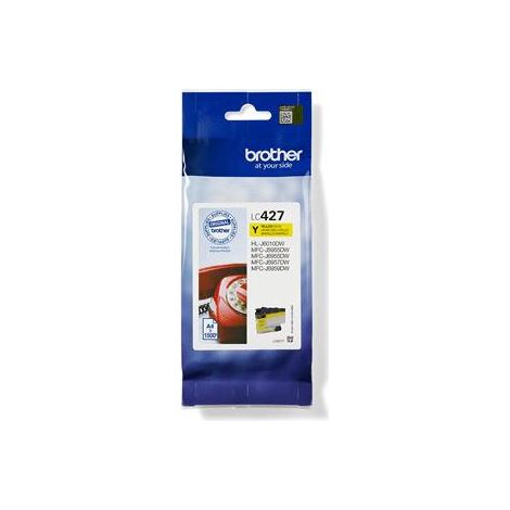 Brother LC-427Y cartuccia d'inchiostro 1 pz Originale Giallo (1/4)