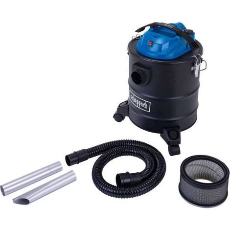 Bidone aspiracenere con soffiatore 20l 1300W per stufa e camino scheppach avc25