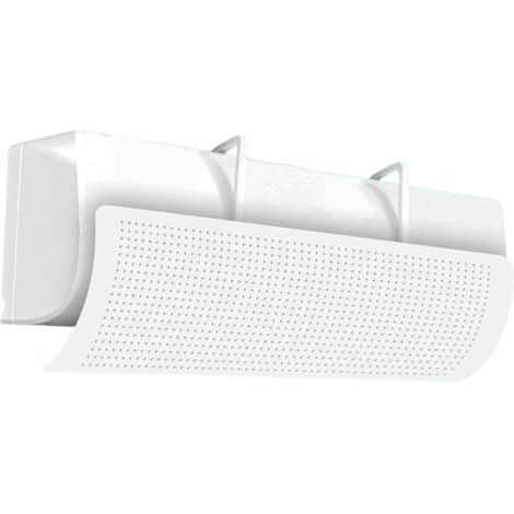 Deflettore Aria Condizionatore Flessibile Microforato Universale Split 90x27 Cm