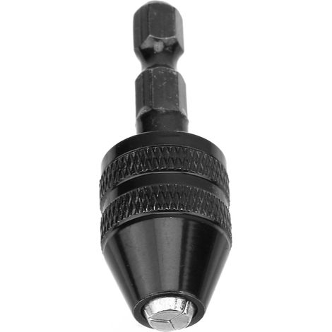 Schnellwechseladapter für 0,3–3,6 mm Schnellspannbohrfutter mit 1/4"-Sechskantschaft (1/5)