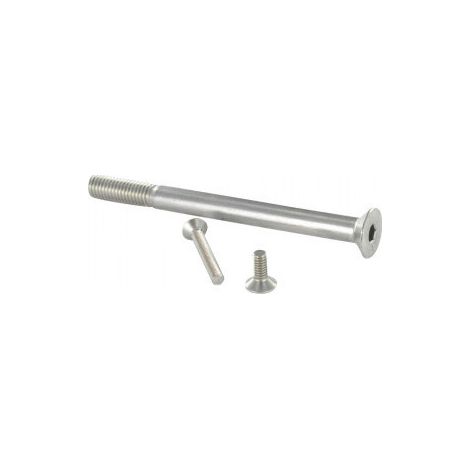 Vis métaux FHC tête fraisée empreinte hexagonale creuse Inox A2 Clé de 4 HC4 M6X50 Filetage total-1 pièce