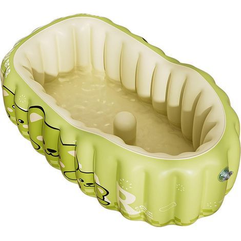 Verstellbare PVC-Babybadewanne, leichte Konstruktion, sichere Luftkammer, für ein komfortables Badeerlebnis, sanft zur Haut (1/5)