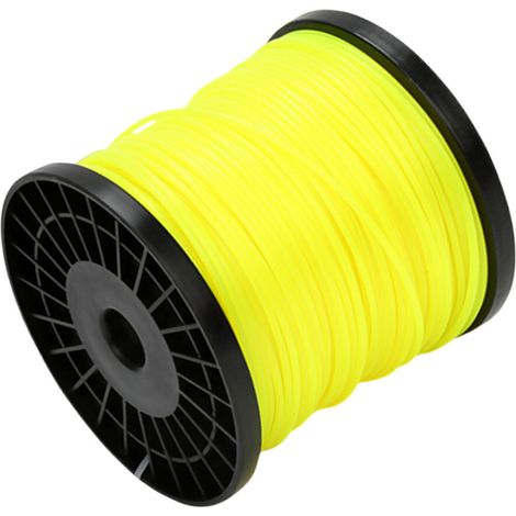 SWANEW Filo da taglio in nylon 100 m 2,4 mm filo tondo giallo (1/5)