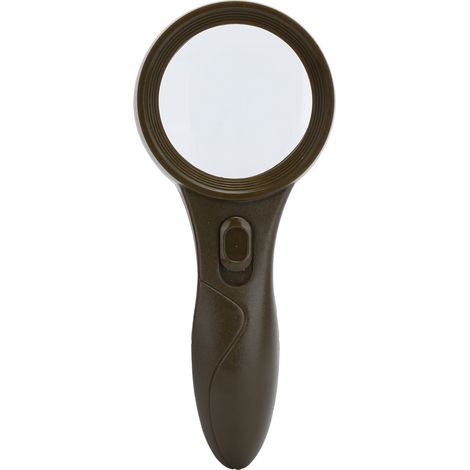 5X Loupe Portative avec 6 LED, Poignée Antidérapante, Loupe de Lecture Manuelle (1/5)