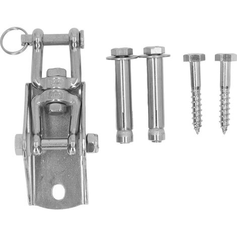 Disque de Suspension en Acier Inoxydable 304 Silencieux pour Yoga Pilates - Fixation Pivotante pour Chaise Balançoire et Panier
