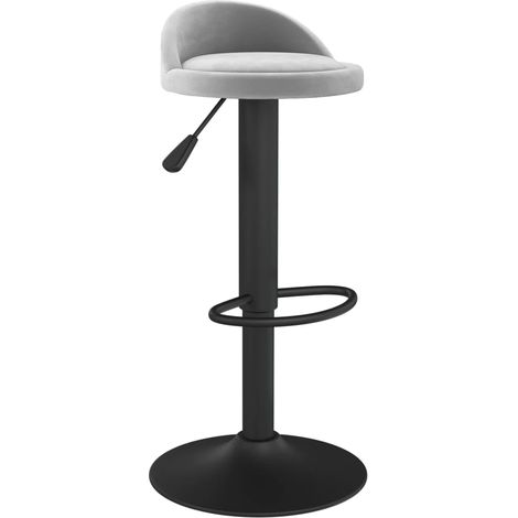 Maison Exclusive - Barhocker Hellgrau Samt