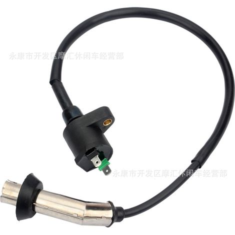 Motorcycle ATV Beach Buggy Scooter Assist GY6 50/150CC Metal Elbow High Voltage Transformer CDI Ignition Coil (1/5)