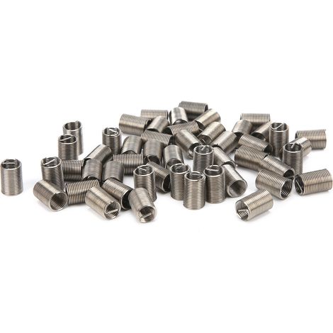 50 inserts filetés pour filetage, douilles de protection, réparation de trous de vis M8x1x3D (1/5)