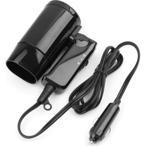 Pièces Auto,sèche-cheveux Portable 12V pliable,chaud et froid,pour camping voyage voiture,dégivreur de fenêtre,prise allume-cigare-B (1/5)