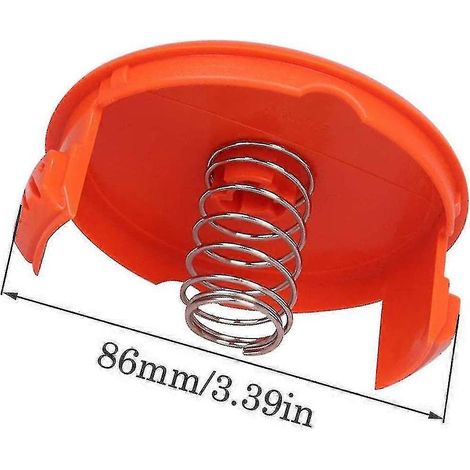 Bobine de rechange compatible avec les débroussailleuses Black & Decker AF-100, fil de 9,14 m (30 pi) et 1,65 mm (0,065 po) pour coupe-bordures GH600 et GH900, avec capuchon de bobine RC-100-P. (1/5)
