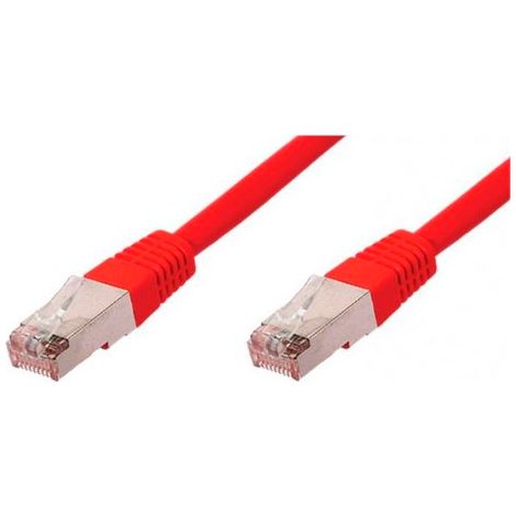 Tuyau blindé F/utp Catégorie 5e 1m Couleur Rouge