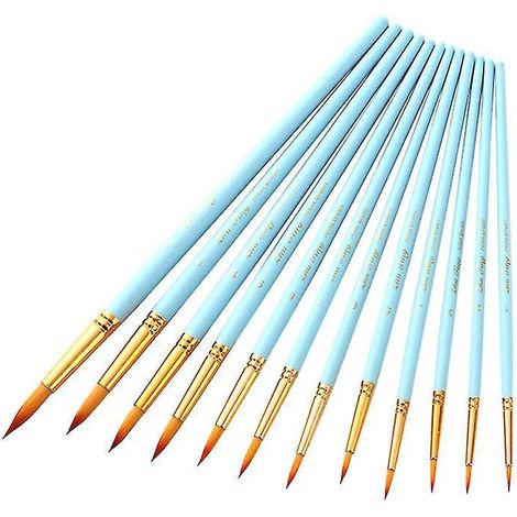 Ensemble de 12 pinceaux de précision (1/3)