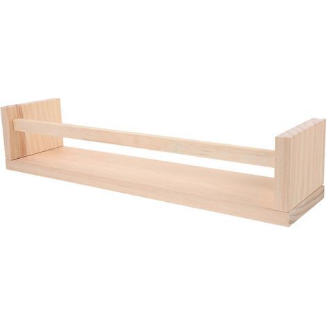 Étagère murale en bois, support pour livres et cadres photo-42.00X10.00X9.00CM (1/4)