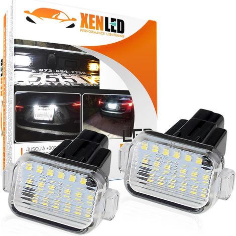 2x Éclairages plaque LED Mazda 3 Hayon et Mazda 6 - Plaque d'immatriculation LED (1/5)
