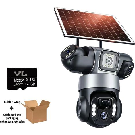 Telecamera di sicurezza, connettività WiFi, visione notturna, telecamera WiFi con scheda da 128 GB (1/2)