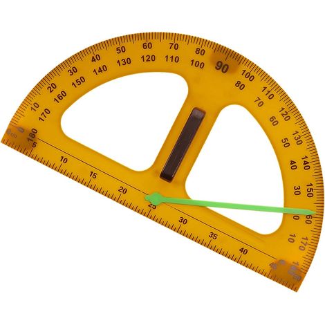 Rapporteur de 50 cm pour dessin au tableau, règle mesure portable en (1/5)