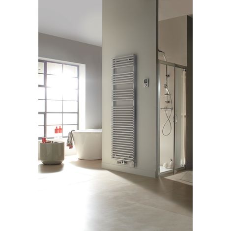 Acova – Sèche-serviette mixte 612-600W – Acier anticorrosion – Résistance thermoplongeante – Thermostat programmable infrarouge IR-PROG