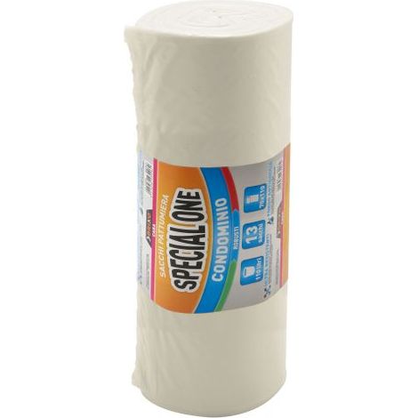 BUSTE SACCETTI PATTUMIERA RACCOLTA DIFFERENZIATA RIFIUTI 70X110 V/COLORI 21714V TRASPARENTE (24264)