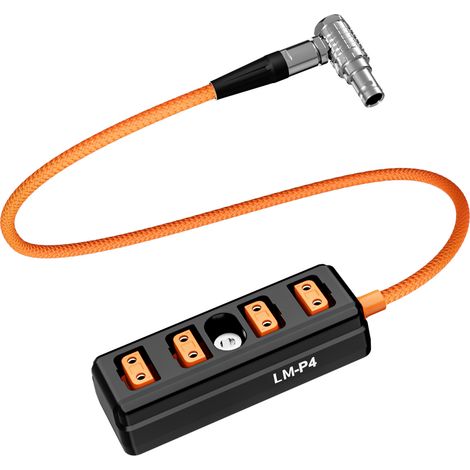 Répartiteur de câble d'alimentation avec prise Lemo 2 broches vers 4 ports D-Tap pour certaines caméras RED
