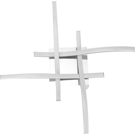 Plafonnier LED 25W, lampe incurvée moderne pour salon, cantine, chambre, lumière blanche, 85-265V (1/5)