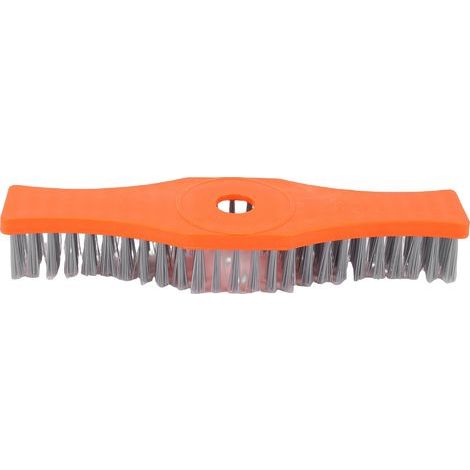 Brosse nettoyage nylon pour terrasse jardin carrelage, conversion sur tondeuse électrique (1/5)