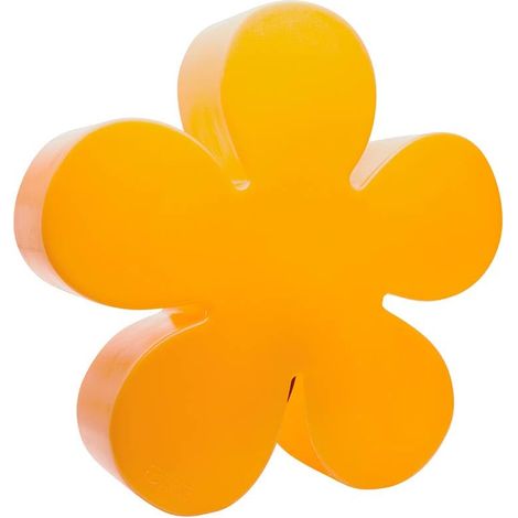 Lampe décorative solaire design Fleur Ø 40 cm (jaune) avec panneau solaire et ampoule LED blanc chaud pour intérieur et extérieur, chambre d'enfant, lampe de chevet (1/4)