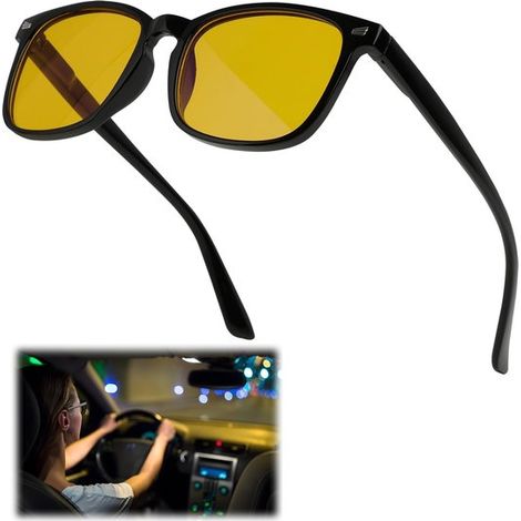 - Polarisierte Nachtsichtbrille - Auto-Nachtsichtbrille - UV-Schutz - Bequeme Passform - Unisex-Design - Blendungsreduzierung (1/5)