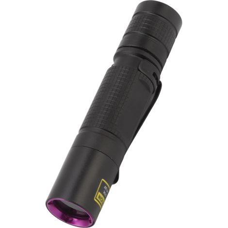 Lampe torche UV portable mini stylo lumière noire ultraviolette pour détecter l'urine d'animaux ou l'argent (agent fluorescent 365 nm) (1/5)