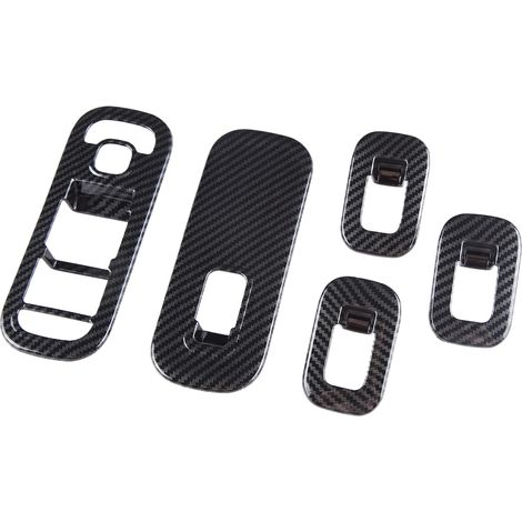 Carreleur de panneau de Commutateur de Fenêtre Style Fibre de Carbone, Remplacement pour Mercedes-Benz Classe A W177 2018 et plus, Garniture Intérieure (1/5)