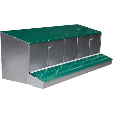 Pouleaux pointus 5 feuilles de t»le avec panier en plastique non amovible