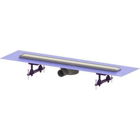 Kessel Linearis Compact - Caniveau de douche 75 cm, avec grille, acier inoxydable 45600.63M
