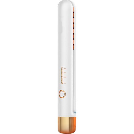 Assiette à maïs Fer à friser Cheveux Boucleur Électrique Sec Humide 2-en-1 Usage Domestique Mini Prise CN 220V Blanc (1/5)
