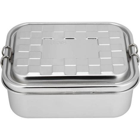 Einlagige Lunchbox, Bento-Behälter, Edelstahl 304, Wohnaccessoire für Schüler, klein (1/5)