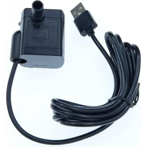 Pompe Eau Submersible, Aquarium Pump Ajustable 200L/H,1-3W Ultra-Silencieux Pompe pour Étang Fish Tank Fontaine Réservoir de Poissons Cordon de 1.5m(1 pièce) (1/4)