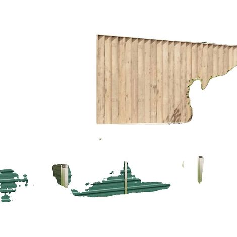 Bac de jardin, acier galvanisé, 160 cm x 40 cm x 45 cm, compatibilité extérieure, capacité de plantation, finition résistante à la corrosion (1/5)