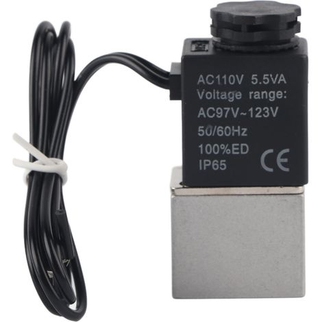 2V025-06 Électrovanne 2 voies à deux positions, normalement ouverte, stable et durable, 110 V CA
