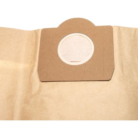 vhbw 5x Sacs compatible avec Kärcher A 2001, K 2001, K 3011, NT 2001, NT 211, NT 3011 aspirateur - papier, 56cm x 28,35cm marron (1/3)