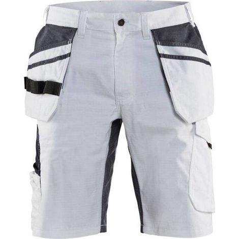 Pantaloni da lavoro stretch per pittore 1099 - Bianco/Grigio scuro 4XL - FR(58) - SE(C64) - Standard (1/4)