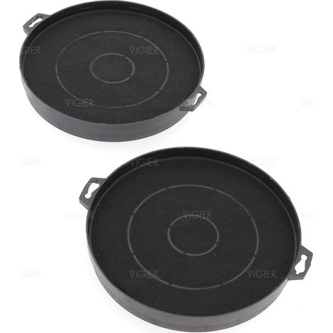 LOT DE 2 FILTRES A CHARBON HOTTE DIAMETRE 210MM BEST210 Electrolux (1/4)
