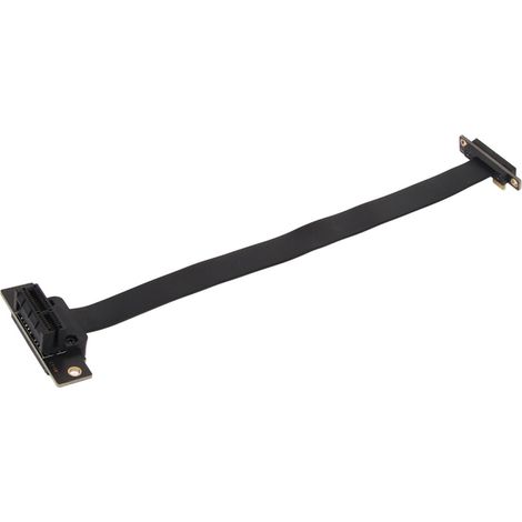 PCIe 1x-Verlängerungskabel mit zwei rechtwinkligen Steckern, hergestellt aus elektromagnetisch störungsresistenten Materialien, Hochgeschwindigkeitsübertragung, geeignet für Server- und Desktop-Anwend
