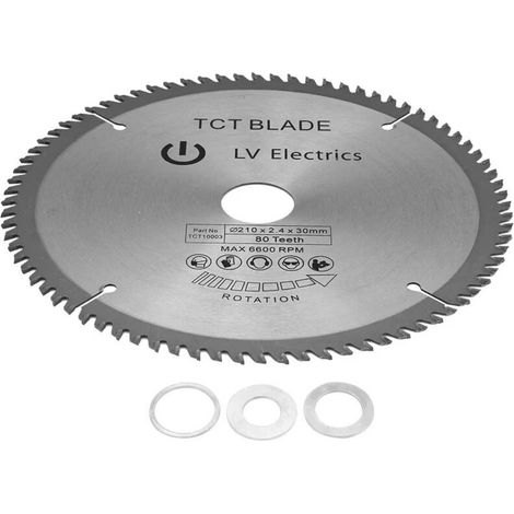 Lame scie circulaire bois carbure 2101,825,424T, coupe multi-usages bois dur et tendre (1/4)